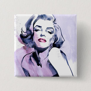 Pretty in Purple 2 Inch Square Button