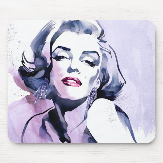 Pretty in Purple Mouse Pad (Front)