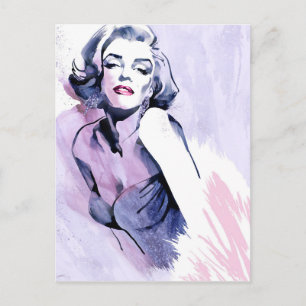 Pretty in Purple Postcard