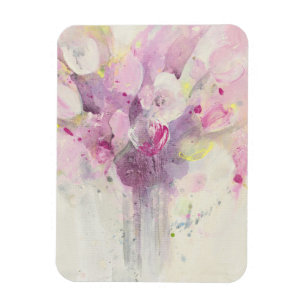 Pretty in Spring Soft Pink Bouquet Magnet