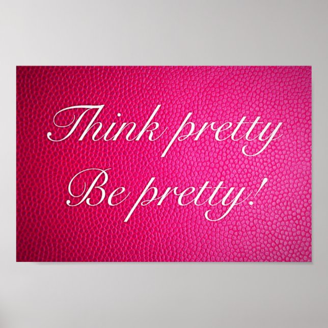 Pretty inspirational quote poster (Front)