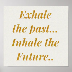 Pretty inspirational quote poster