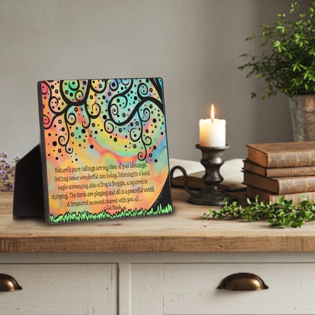 Pretty Inspiring True Blessings Quote Inspirivity Plaque (Creator Uploaded)