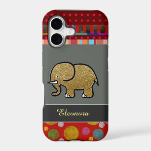 pretty iPhone 7 with elephant personalized