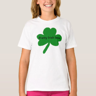 Pretty Irish Lass Shamrock T-Shirt