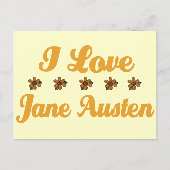 Pretty Jane Austen Lover Postcard (Front)