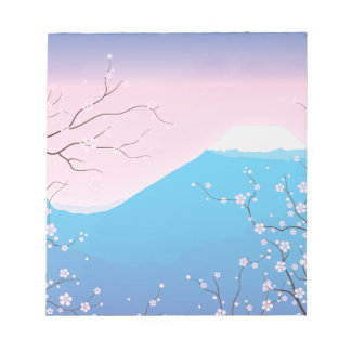 Pretty Japanese Cherry Blossom Notepad