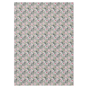 Pretty Japanese Pink Cherry Blossom Pattern Tablecloth