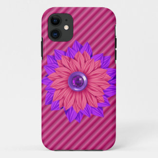 pretty jewelled flower Iphone 5 Case