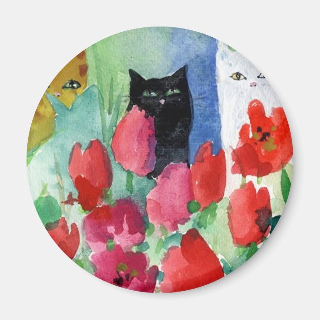 Pretty Kitties Magnet (Front)