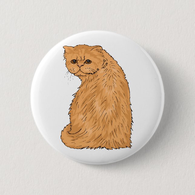 Pretty Kitty 2 Inch Round Button (Front)