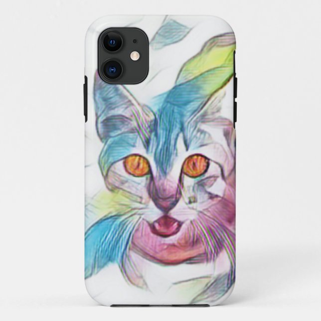 Pretty Kitty Case-Mate iPhone Case (Back)