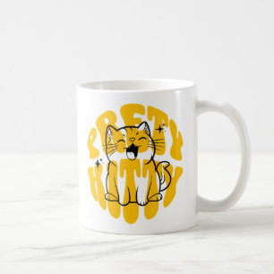 Pretty kitty cute cat coffee mug