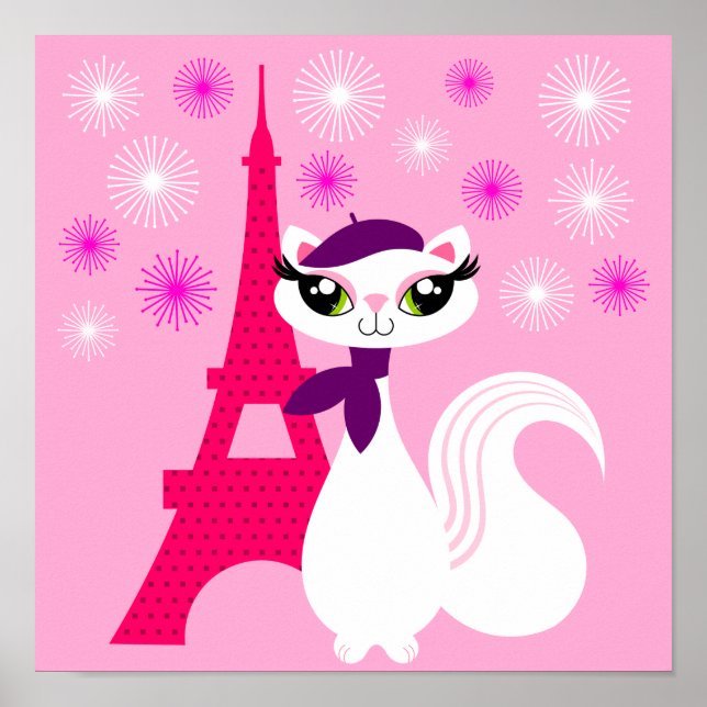 Pretty Kitty Paris Poster (Front)