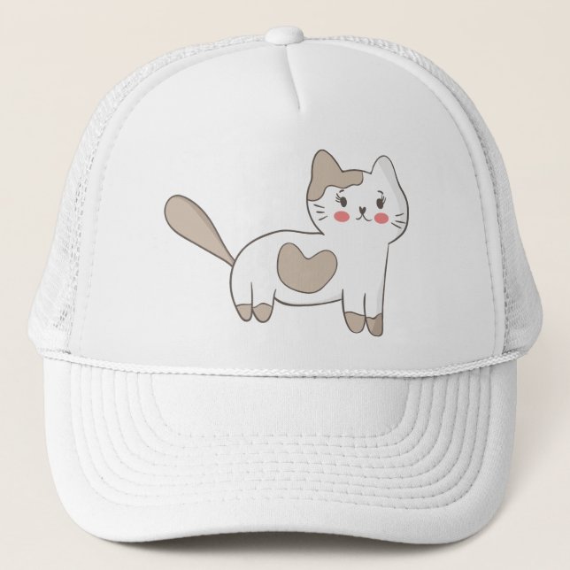 Pretty Kitty Trucker Hat (Front)