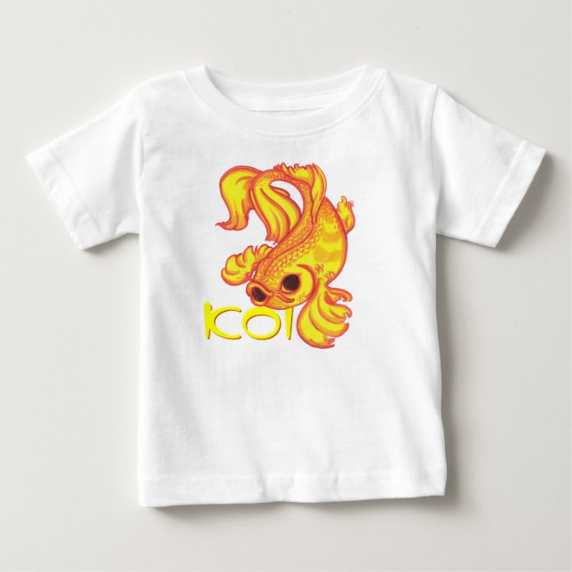 Pretty Koifish Baby Shirt (Front)