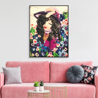 Pretty Lady Canvas Print