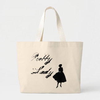 Pretty Lady Large Tote Bag