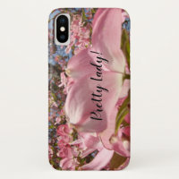Pretty Lady Mom Dogwood Flowers iPHONE cases