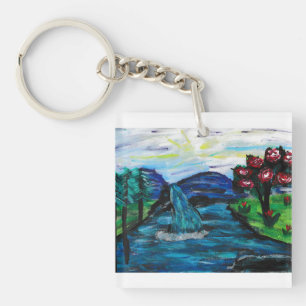 Pretty Landscape Keychain