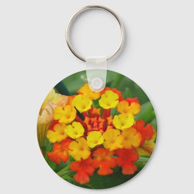 Pretty Lantana Keychain (Front)