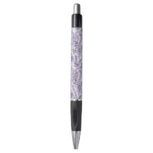 Pretty Lavender Flowers Bridal Shower Pen