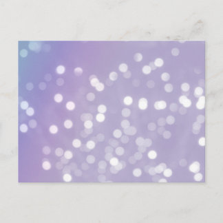 Pretty Lavender Orchid Blurred Light Photography Postcard