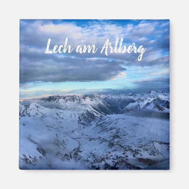 Pretty Lech am Arlberg in Austria  Magnet (Front)