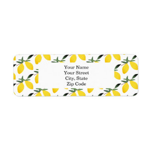Pretty Lemon Pattern Personalized