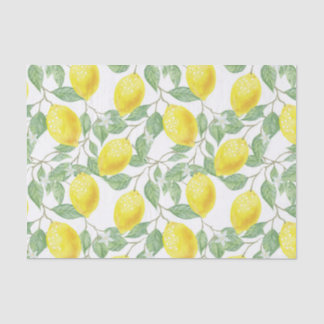 Pretty Lemon Pattern Tissue / Craft Paper