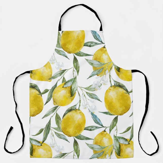 Pretty Lemons Tree Summer Apron (Front)