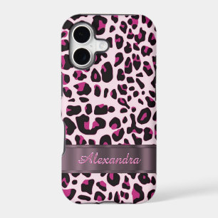 Pretty leopard animal print personalized