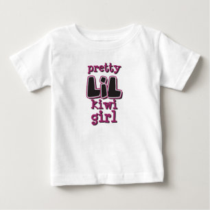 Pretty LIL Kiwi Girl Baby T-Shirt
