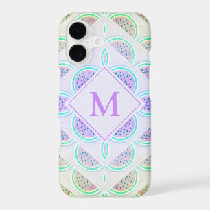 Pretty Lilac Monnogram Watermelon