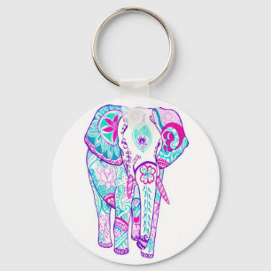 Pretty Little Beautiful Elephant Keychain