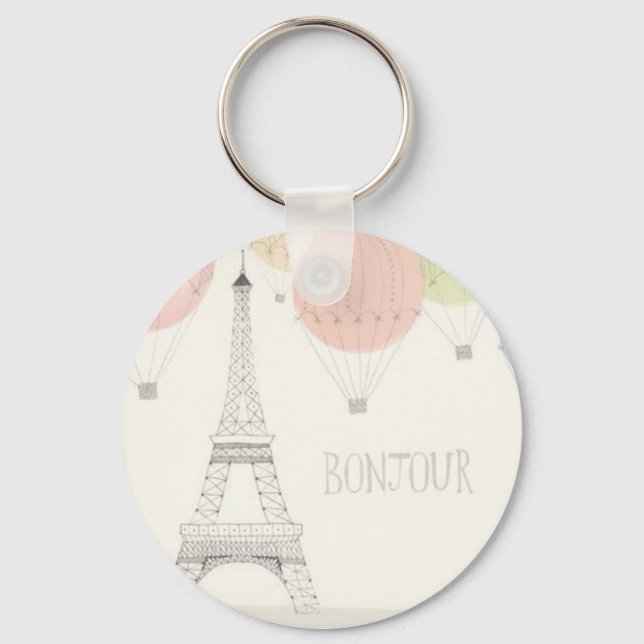 Pretty Little Bonjour Keychain (Front)