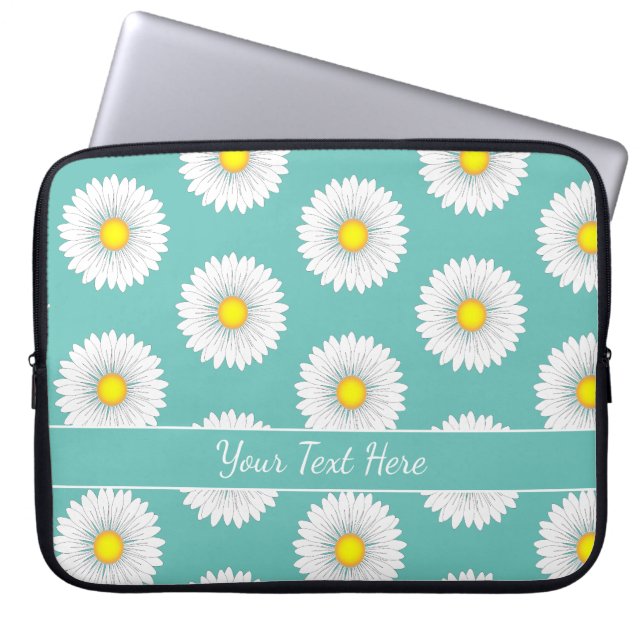 Pretty Little Daisy Laptop Sleeve (Front)