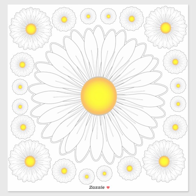 Pretty Little Daisy wall (Sheet)