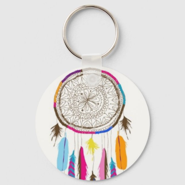Pretty Little Dream Catcher Keychain (Front)