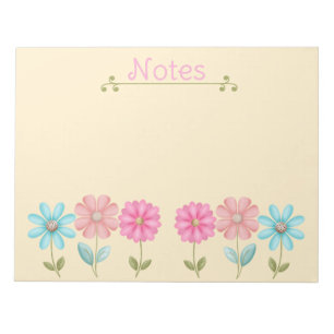Pretty Little Flowers Notepad