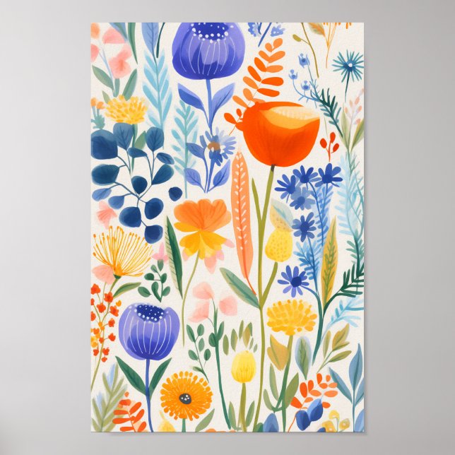Pretty Little Flowers Poster (Front)