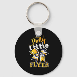 Pretty Little Flyer Cheer Cheerleading Team  Keychain