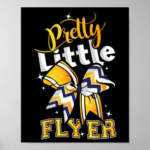 Pretty Little Flyer Cheer Cheerleading Team Poster
