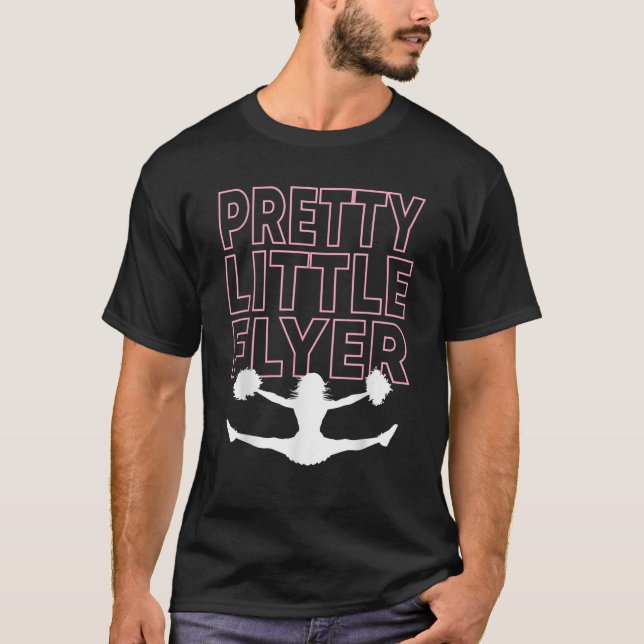 Pretty Little Flyer Cheerleader Tee Cheer Team Tee (Front)