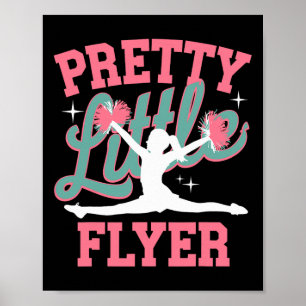 Pretty Little Flyer Funny Cheer Coach Cheerleading Poster