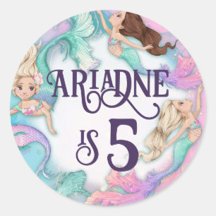 Pretty Little Mermaids Stickers