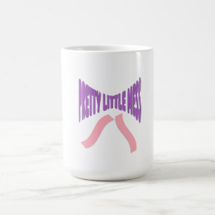 Pretty Little Mess Coquette with Purple Tpography Coffee Mug