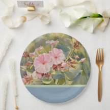 Pretty Little Pinks - Assiette en carton