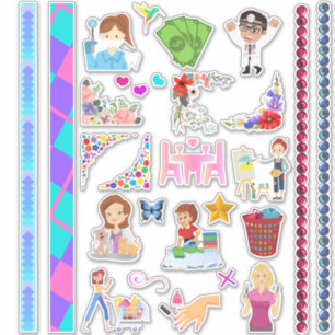 Pretty Little Planners Variety Stickers & Washi