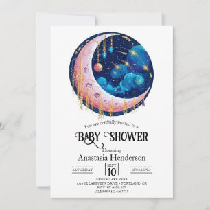Pretty Little Stars Baby Shower Invitation